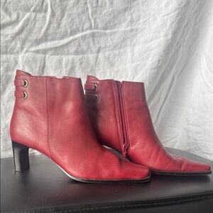 Karen Scott Red Heeled Boots